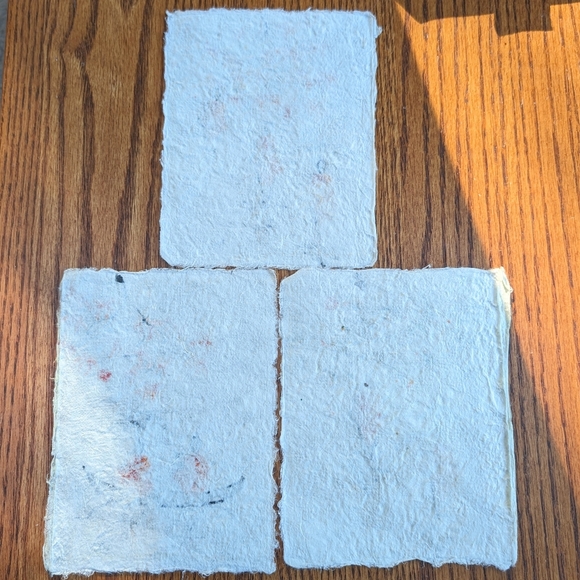 3 Small Southeast Asia Laos Paintings - Picture 2 of 2